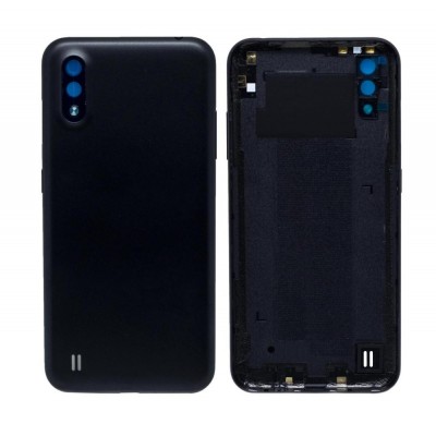 Back Panel Cover for Samsung Galaxy M01 - Black