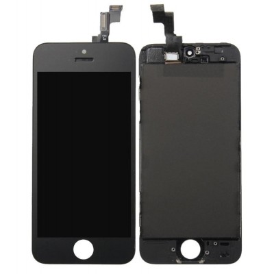 LCD with Touch Screen for Apple iPhone 5s - Black (display glass combo folder)