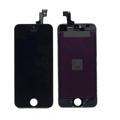 LCD with Touch Screen for Apple iPhone SE - Black (display glass combo folder)