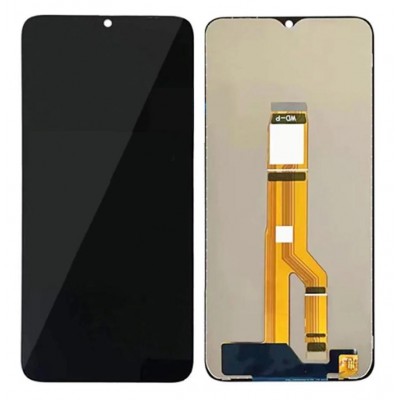 LCD with Touch Screen for Honor X6a - Black (display glass combo folder)