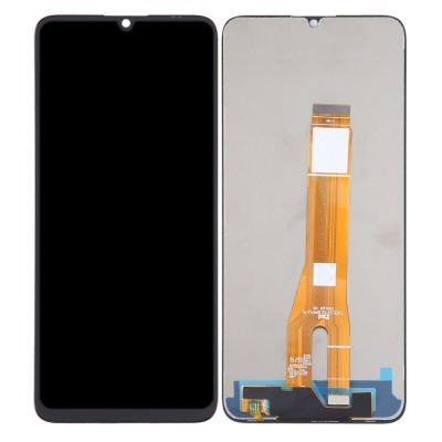 LCD with Touch Screen for Honor X7a - Black (display glass combo folder)
