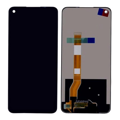 LCD with Touch Screen for Oppo A76 - Black (display glass combo folder)