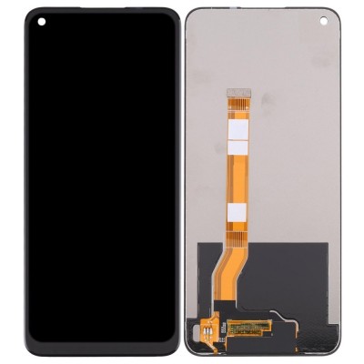 LCD with Touch Screen for Oppo A96 4G - Black (display glass combo folder)