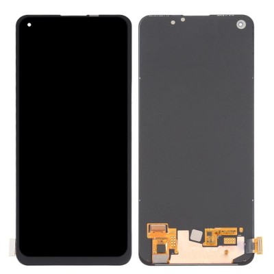 LCD with Touch Screen for Oppo F19 - Black (display glass combo folder)