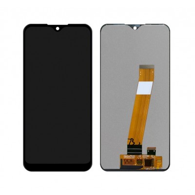 LCD with Touch Screen for Samsung Galaxy M01 - Black (display glass combo folder)