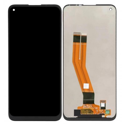 LCD with Touch Screen for Samsung Galaxy M11 - Black (display glass combo folder)