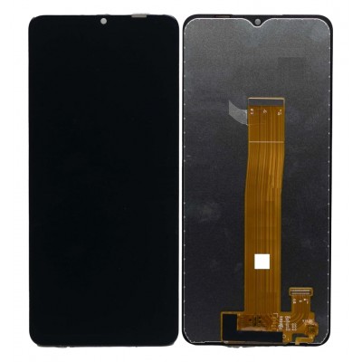 LCD with Touch Screen for Samsung Galaxy M12 - Black (display glass combo folder)