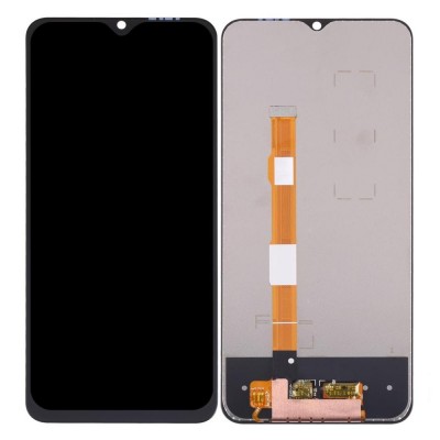 LCD with Touch Screen for Vivo Y33s - Black (display glass combo folder)