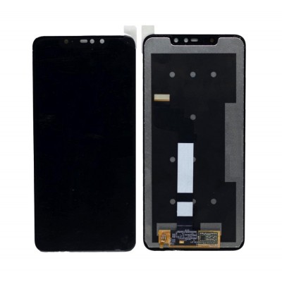 LCD with Touch Screen for Xiaomi Redmi Note 6 Pro - Black (display glass combo folder)