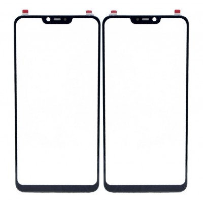 Front Glass for Oppo A3s - Red