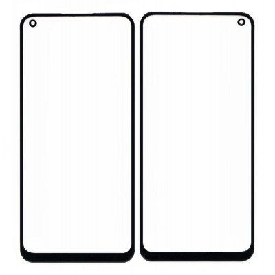 Front Glass for Oppo A54 - Black