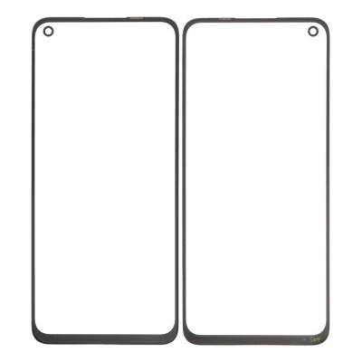 Front Glass for Oppo A76 - Black