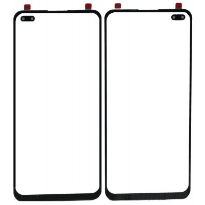 Front Glass for Oppo F17 Pro - Black