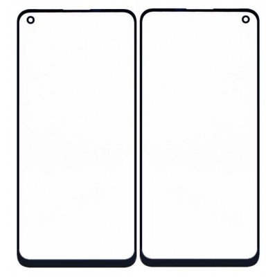 Front Glass for Oppo F19 - Black