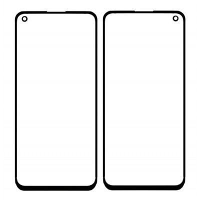 Front Glass for Oppo Reno7 5G - Black
