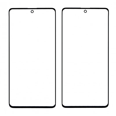 Front Glass for Samsung Galaxy A71 - Black