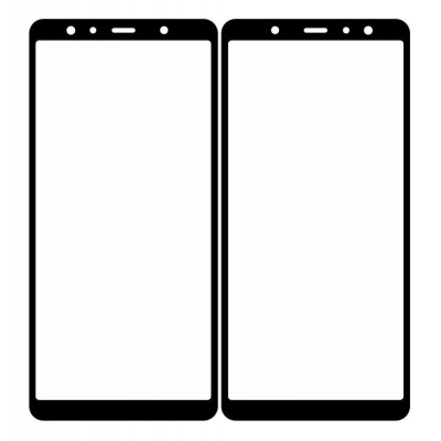 Front Glass for Samsung Galaxy A7 2018 - Black