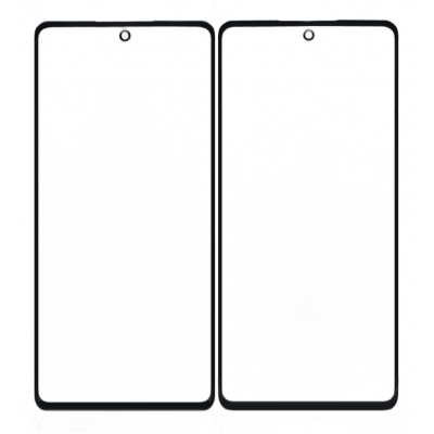 Front Glass for Samsung Galaxy M52 5G - Black