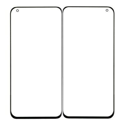 Front Glass for Xiaomi Mi 10 5G - Black