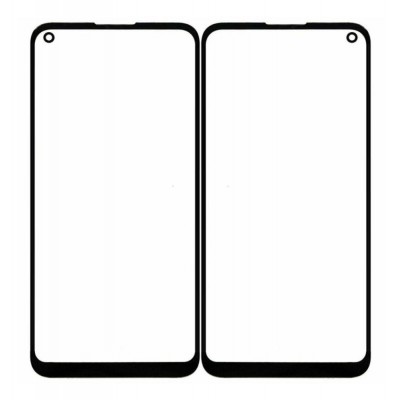 Front Glass for Xiaomi Redmi Note 9 - Black